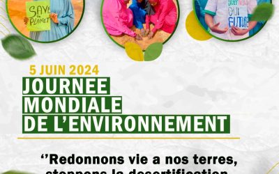 5 juin,                               Journée mondiale de l’environnement {Notre Terre, Notre Avenir}